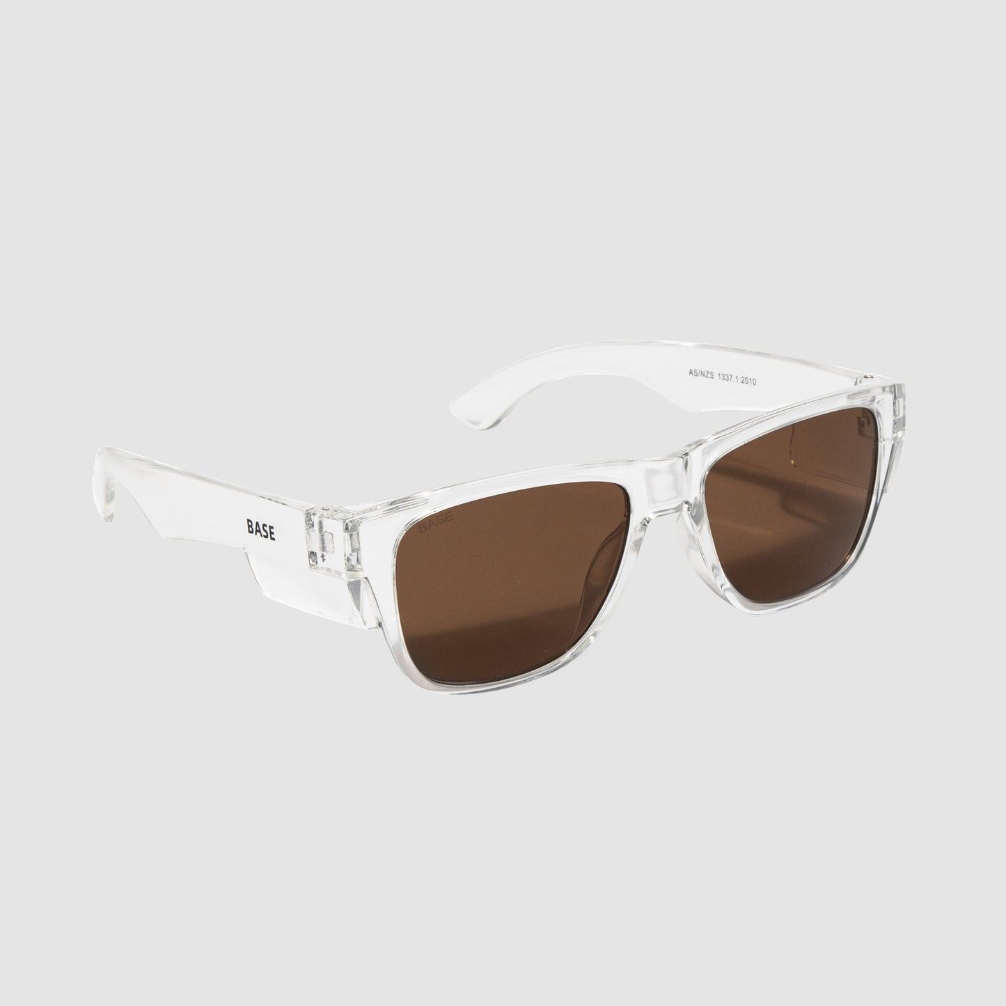 Clear Frame Amber Lens