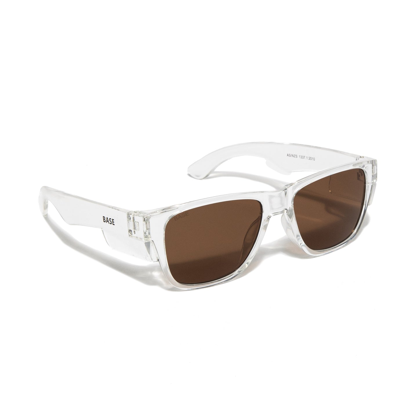 Clear Frame Amber Lens