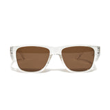 Clear Frame Amber Lens